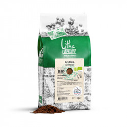 Café moulu Barista Le déca. 1kg